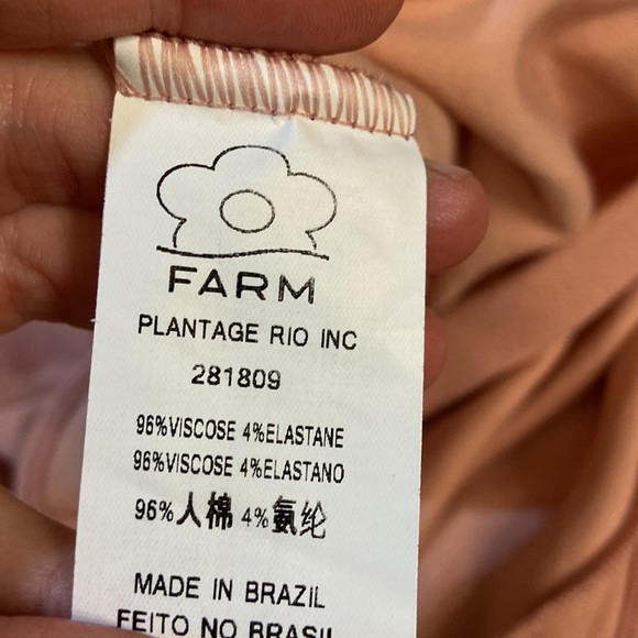 NWOT Farm Rio Open Back Midi Dress - Picture 8 of 9